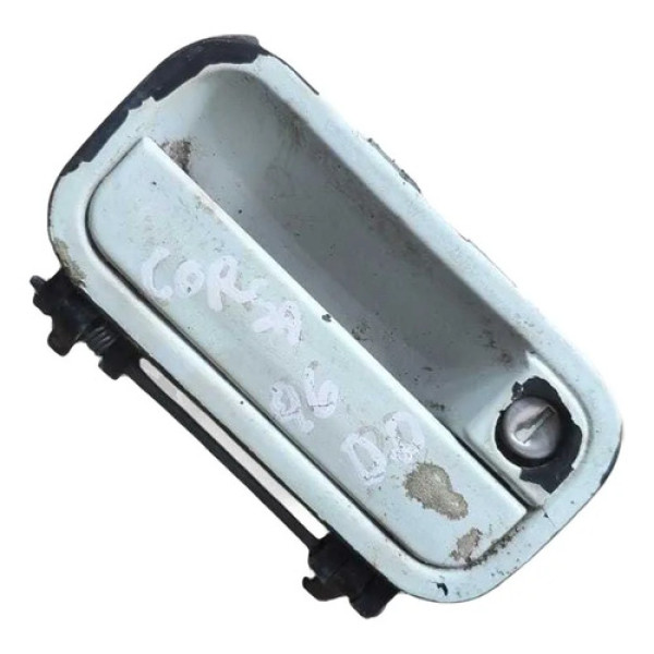 Maçaneta Externa Dianteira Direita Chevrolet Corsa 1996 1997 Prateado Dianteira