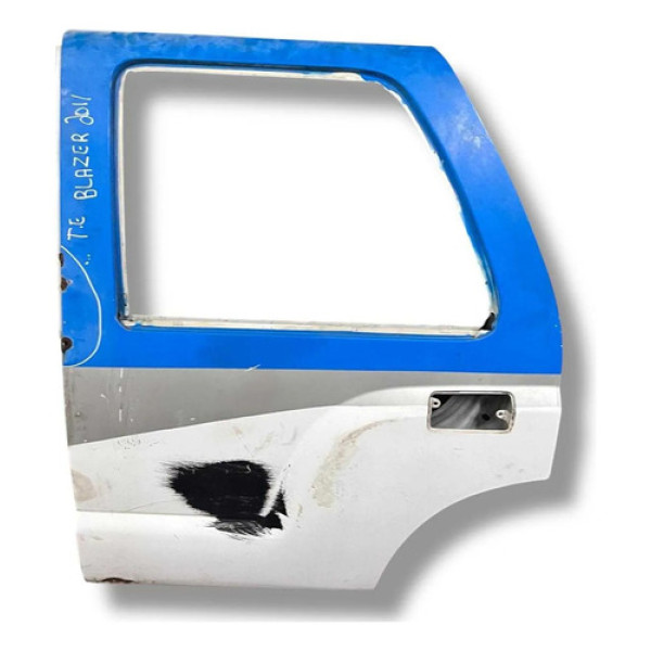 Porta Traseira Esquerda Chevrolet Blazer 2011 2012 Detalhe Traseira Esquerdo Branco