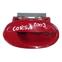 Maçaneta Externa Traseira Direita Gm Corsa 1.0 2003 24424876 Vermelho Traseira