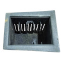Porta Objetos Fitas Console Chevrolet Blazer 2004 2005 2006 Prateado