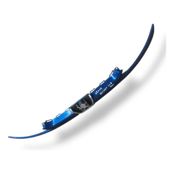 Moldura Grade Parachoque Peugeot 206 2000 2001 - 9628691277 Azul-escuro Brilhante