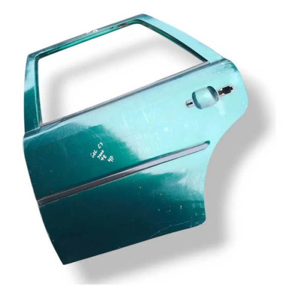 Porta Traseira Esquerda Volkswagen Gol G3 4p 1998 1999 2000 Traseira Esquerdo Verde