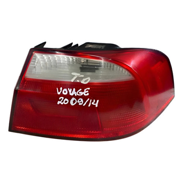 Lanterna Traseira Direita Vw Voyage Detalhe 2014 5u5945096p Direito/passageiro Vermelho