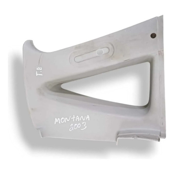 Moldura Coluna Traseira Esquerda Montana 1.8 2004 93302679 Branco