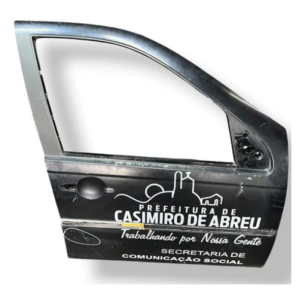 Porta Dianteira Direita Fiat Siena 2008 2009 2010 C/ Detalhe Dianteira Direita Preto