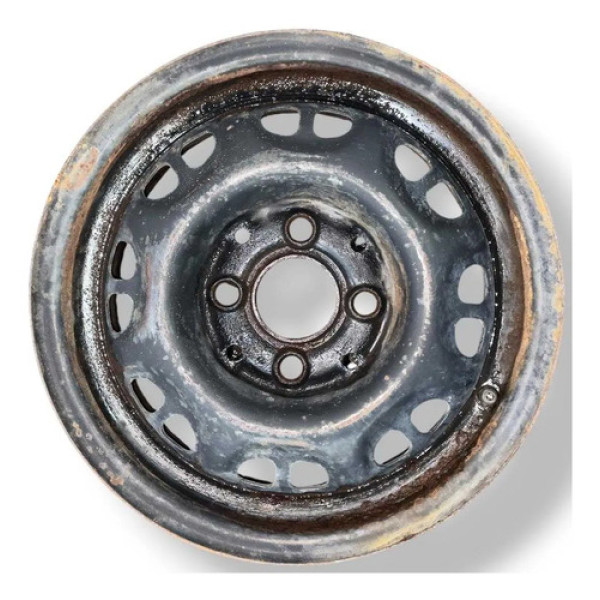 Roda Ferro Volkswagem Aro 13 4 Furos Gol Saveiro Preto