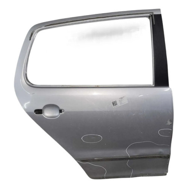 Porta Traseira Direita Volkswagen Fox 2011 2012 Detalhe Traseira Direito Prateado
