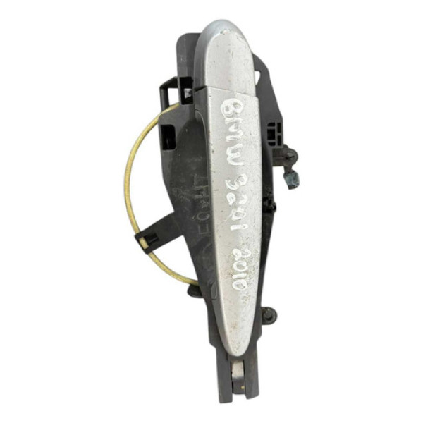Maçaneta Externa Traseira Esquerda Bmw 320i 2.0 2008/2014 Prata Dianteira