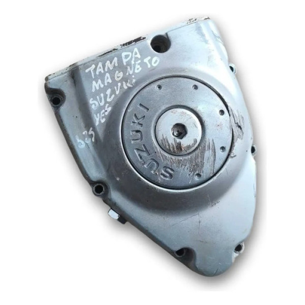 Tampa Lateral Magneto Suzuki Yes 125 2004 2005 2006 2007 Prateado