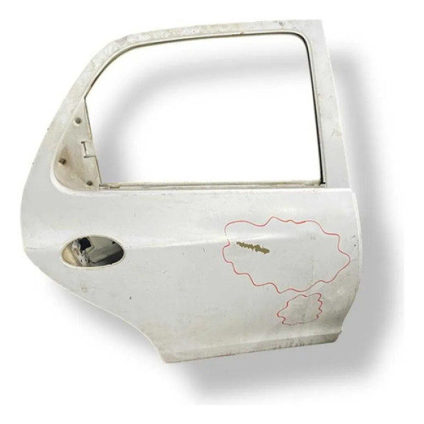 Porta Traseira Direita Celta 2001 2002 2003 2004 05 Detalhe Traseira Esquerdo Branco
