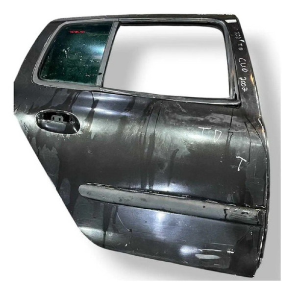 Porta Traseira Direita Renault Clio 2001 2002 2003 2004 2005 Traseira Direta Preto
