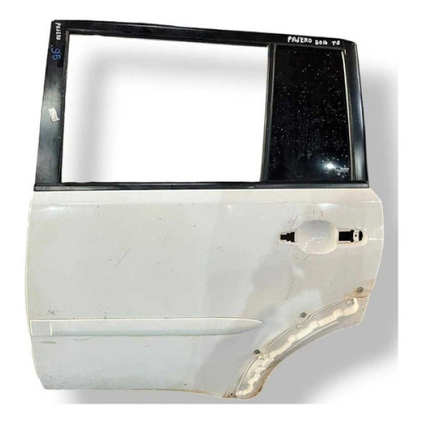 Porta Traseira Esquerda Mitsubishi Pajero 2008 2009 A 2016 Traseira Esquerdo Branco
