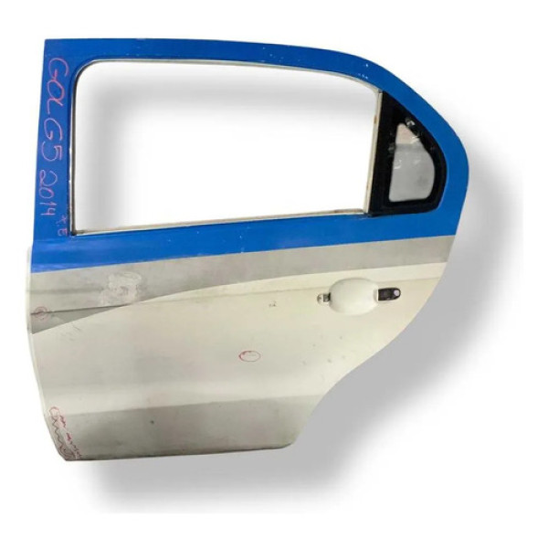 Porta Traseira Esquerda Volkswagen Gol G5 2014 2015 Detalhe Traseira Esquerdo Branco