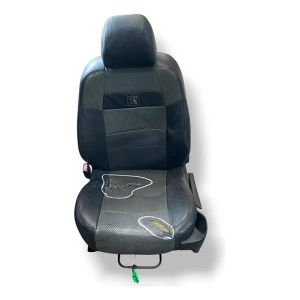 Banco Dianteiro Esquerdo Peugeot 307 2004/2012 Com Detalhes Preto