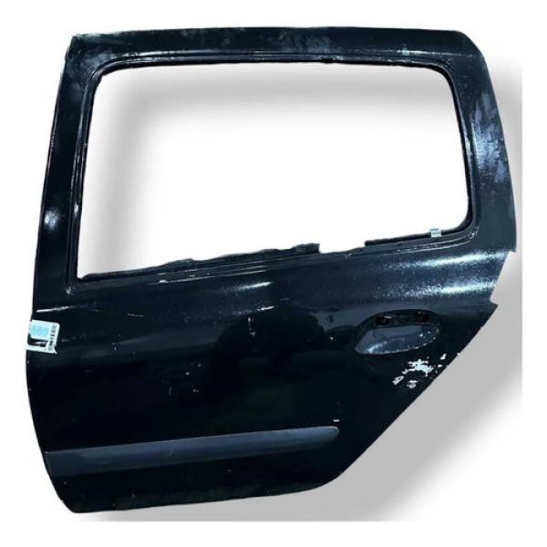 Porta Traseira Esquerda (detalhe) Renault Clio 2006 2007 Traseira Esquerda Preto