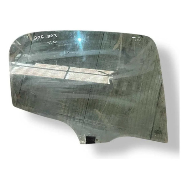 Vidro Porta Traseira Direita Peugeot 206 2002 2003 2004 2005