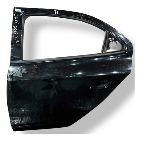 Porta Traseira Esquerda Chevrolet Onix 2013 2014 2015 A 2018 Traseira Esquerdo Preto