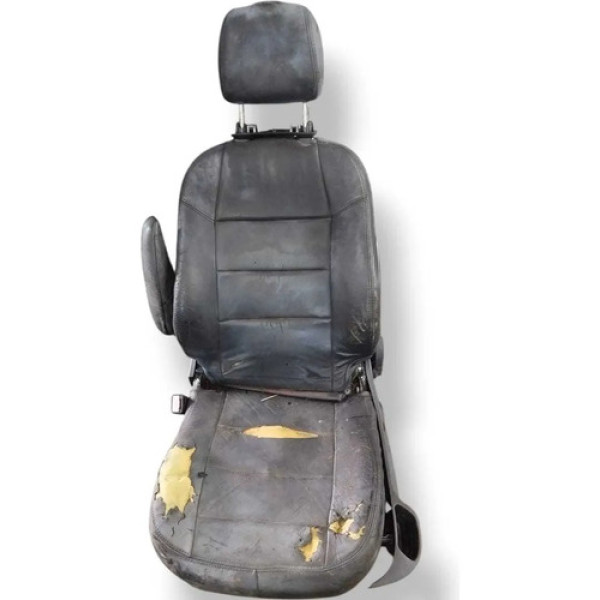 Banco Dianteiro Esquerdo Peugeot 307 Sw 2006 2007 Detalhe Prateado
