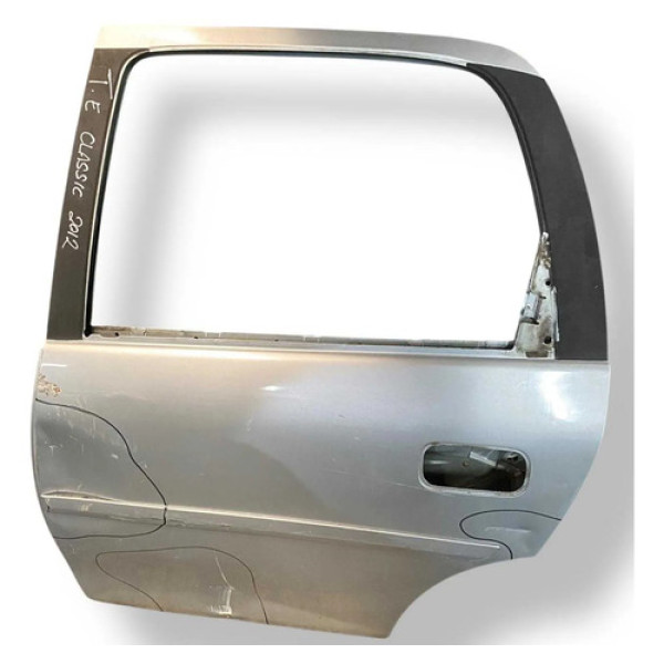 Porta Traseira Esquerda Chevrolet Classic 1.0 2012 Detalhe Traseira Esquerdo Prateado