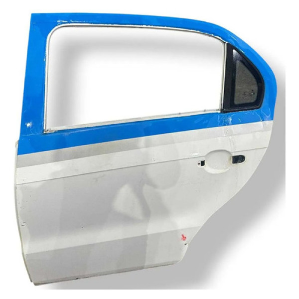 Porta Traseira Esquerda (detalhe) Volkswagen Voyage 2014 Traseira Esquerda Branco