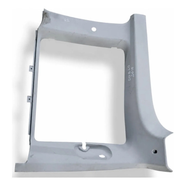 Moldura Coluna Traseira Direita Fiat Doblo 2013/17 100178877 Branco