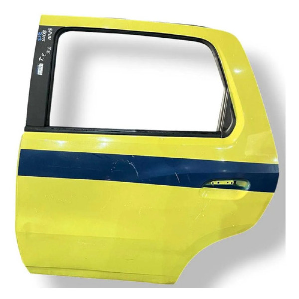 Porta Traseira Esquerda Chevrolet Spin 2014 2015 2016 2017 Traseira Esquerdo Amarelo