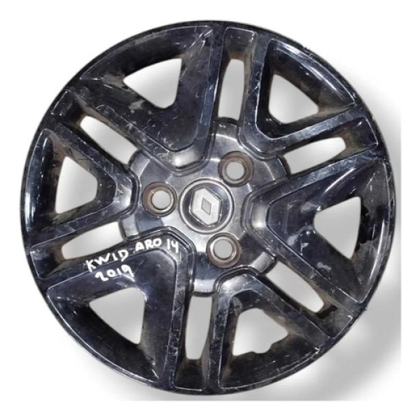 Calota Aro 14 Renault Kwid 2019 2020 2021 2022 - 403156773r Preto