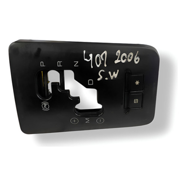Acabamento Alavanca De Cambio Automatico 407 Sw 96543045zd Preto 01