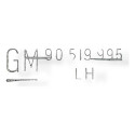Suporte Maçaneta Traseira Esquerda Chevrolet Zafira 90519995 Branco Traseira