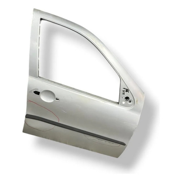 Porta Dianteira Direita Fiat Siena 2007 2008 2009 Detalhe Dianteira Direita Prateado