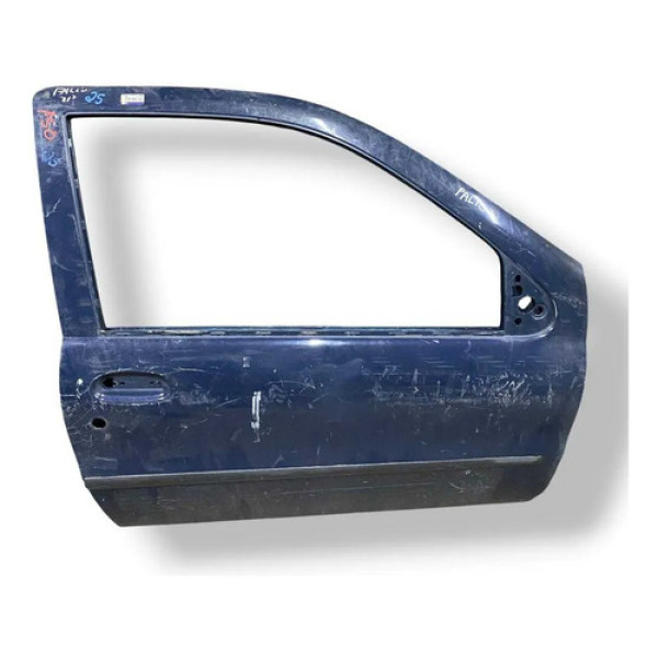 Porta Dianteira Direita Fiat Palio 2001 2002 2003 2004 2005 Dianteira Direita Azul-turquesa