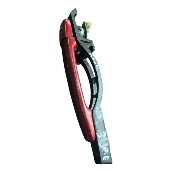 Maçaneta Externa Dianteira Esquerda 307 2004 2005 9634768380 Vermelho Dianteira