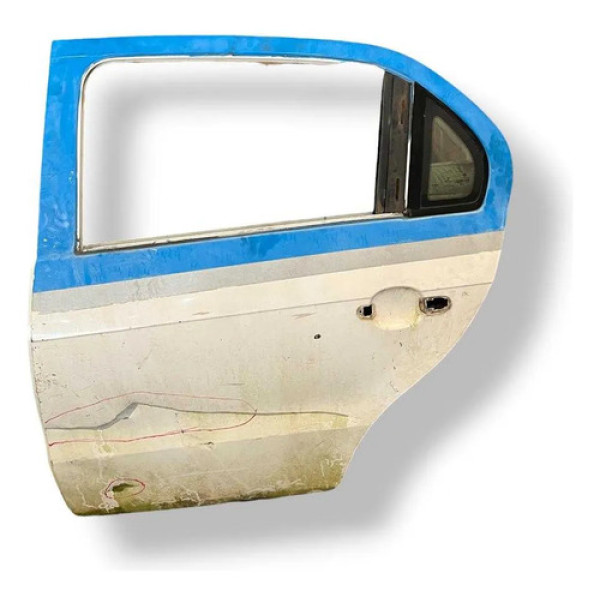 Porta Traseira Esquerda Voyage Gol G6 2014/2015/16 C/detalhe Traseira Esquerdo Branco