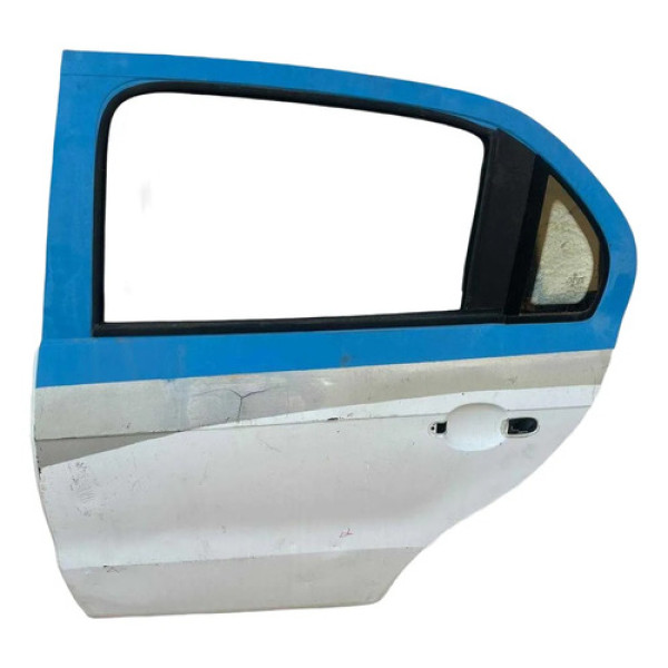 Porta Traseira Esquerda Gol G5 2009 2010 A 2012 Com Detalhe Traseira Esquerda Branco