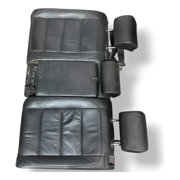 Encosto Banco Traseiro Couro Volkswagen Jetta 2007 2008 Preto