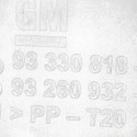 Moldura Soleira Porta Direita Chevrolet Celta 2011 93330818 Preto