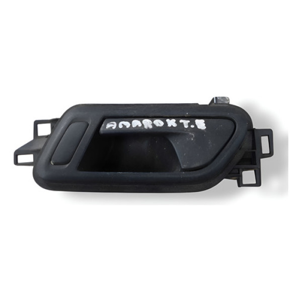 Maçaneta Interna Traseira Esquerda Vw Amarok 2018 2h0959527 Preto Traseira