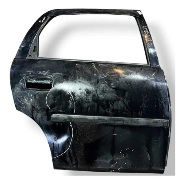 Porta Traseira Direita Chevrolet Corsa 2003 2004 Detalhe Traseira Direta Preto