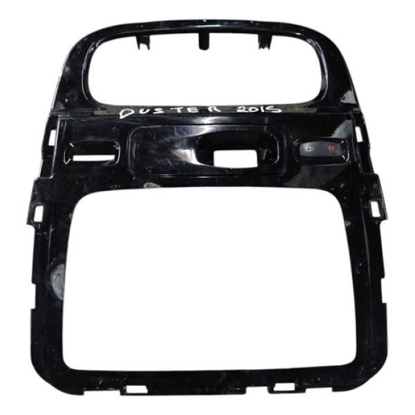 Moldura Central Painel Renault Duster 2015 682604543r Avaria Preto