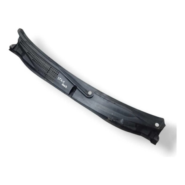 Grade Churrasqueira Dianteira Fiat Stilo 2003 2004 Detalhe Preto Preto/fosco