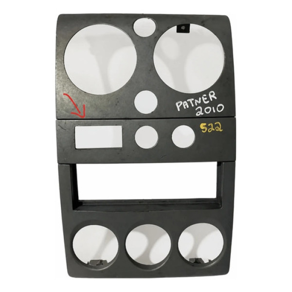 Moldura Comando Ar Peugeot Partner 2010 C/detalhe 9653812077
