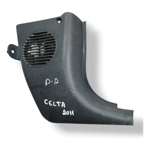 Moldura Soleira Porta Direita Chevrolet Celta 2011 93330818 Preto