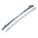 Canaleta Guia Vidro Traseiro Direito Chevrolet Meriva 2008 Prateado