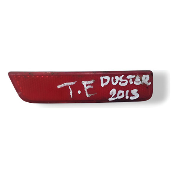 Refletor Parachoque Traseiro Esquerdo Duster 2015 8200384035 Branco