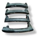Kit Puxador Porta Traseira Direita Chevrolet Celta 93396397 Preto