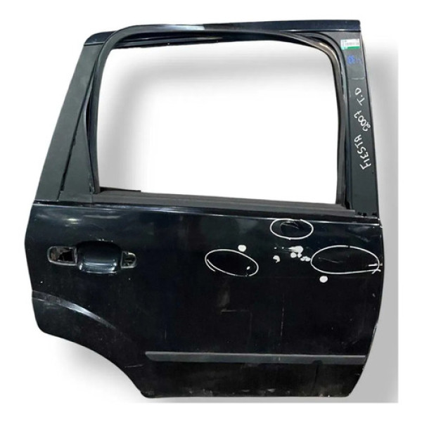 Porta Traseira Direita Ford Fiesta 2007 2008 2009 C/detalhe Traseira Direito Preto