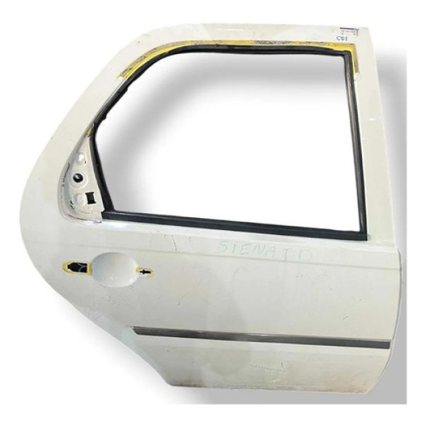 Porta Traseira Direita Fiat Siena 2008 2009 2010 2011 A 2013 Traseira Direito Branco