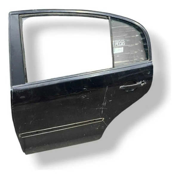 Porta Traseira Esquerda Volkswagen Polo 2008 2009 2010 Traseira Esquerdo Preto