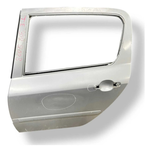 Porta Traseira Esquerda Peugeot 307 2007 2008 - Com Detalhe Traseira Esquerdo Branco