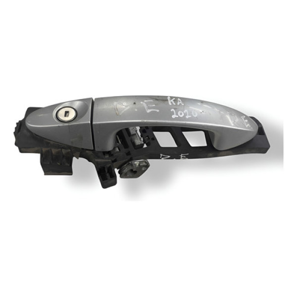 Maçaneta Externa Dianteira Esquerda Ford Ka 2020 Ja6ba224a37 Prateado Dianteira